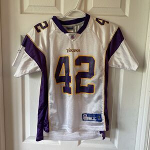 Reebok Darren Sharper Minnesota Vikings NFL Football Jersey Medium 10/12 Boys